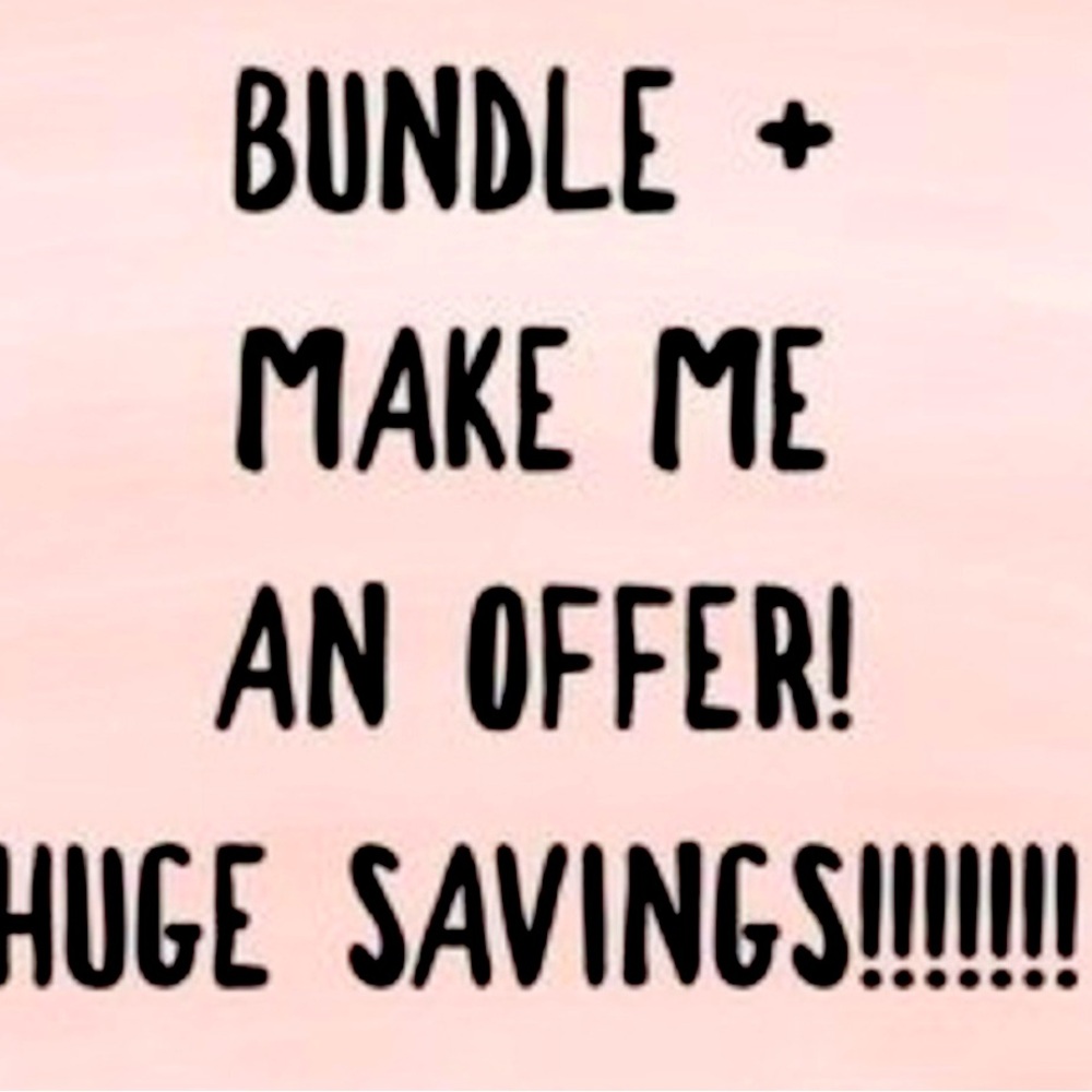 Bundle items and I will give you a great deal.